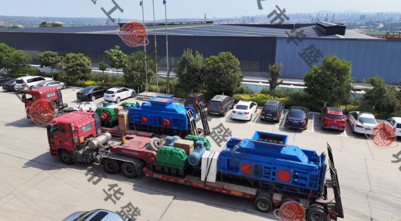 瓜米石制砂機(jī)發(fā)貨現(xiàn)場